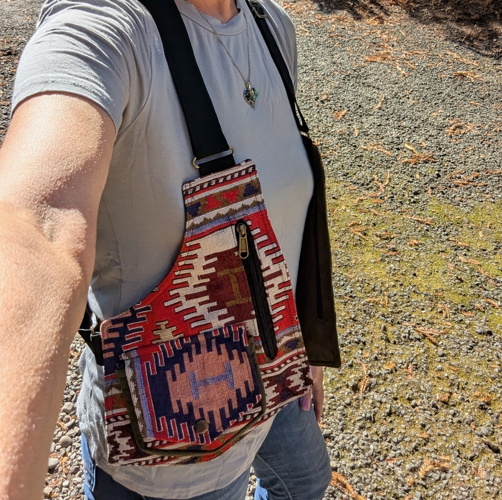 Stylish Multicolor Travel And Festival Bag! 2 Available Belt Bag